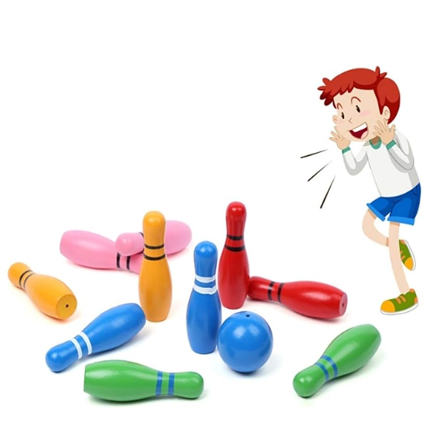 Amazon.co.jp: ボーリングセット知育玩具 子供のスキットルズ